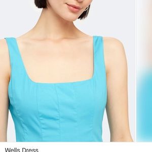Staud wells midi dress